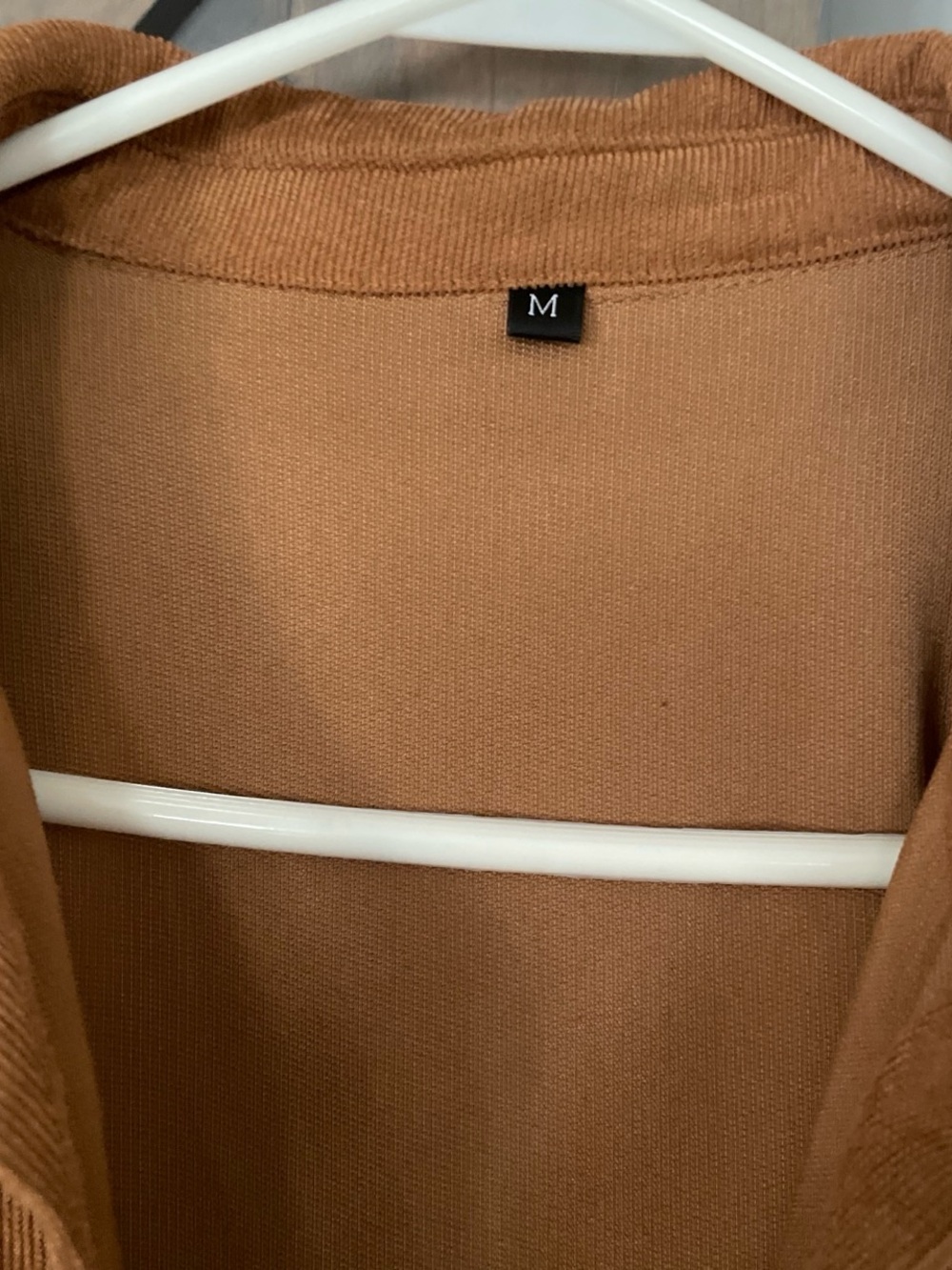 Rust Brown Button-Front Shacket - Picture 3 of 6